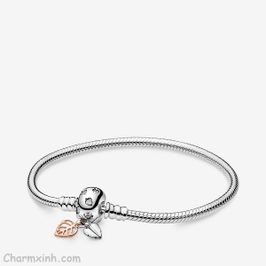 Pandora Moments Leaves & Snake Chain Bracelet VK023